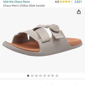 Chaco chillo slides size 10 gray